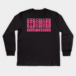 Stronger Than Cancer Kids Long Sleeve T-Shirt